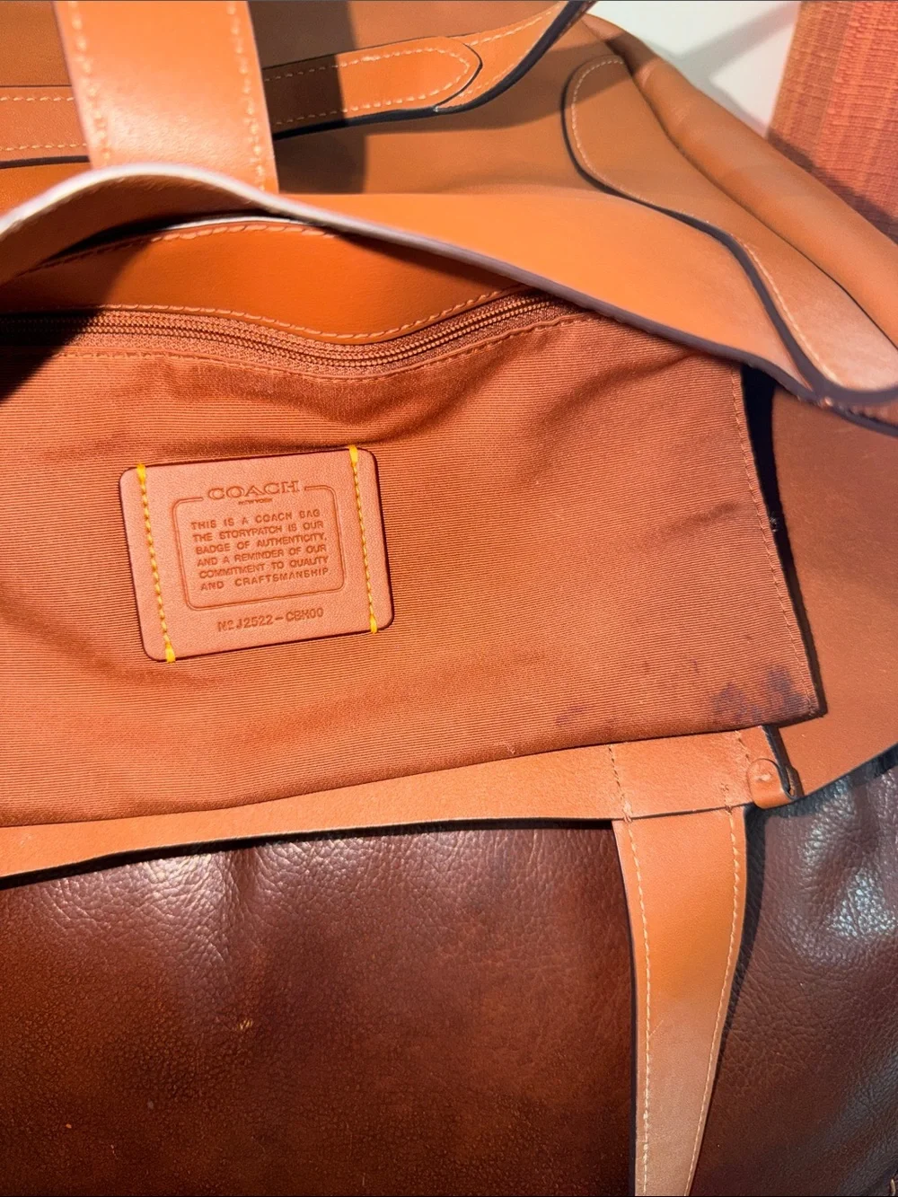 ‼️Coach Hadley Turnlock Leather Shoulder  Bag Tote